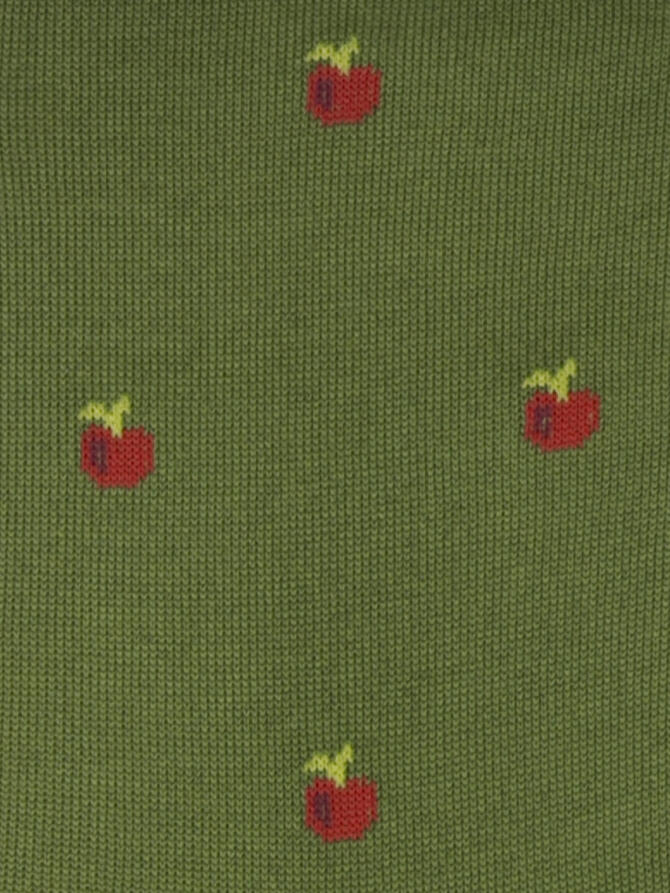 Calzini lunghi con fantasie APPLE VERDE | Acquista Online Andrea Mariani Firenze